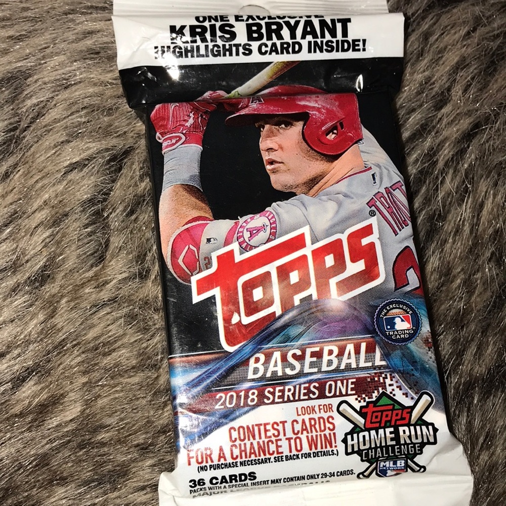 One Exclusive Kris Bryant Topps Baseball  cards